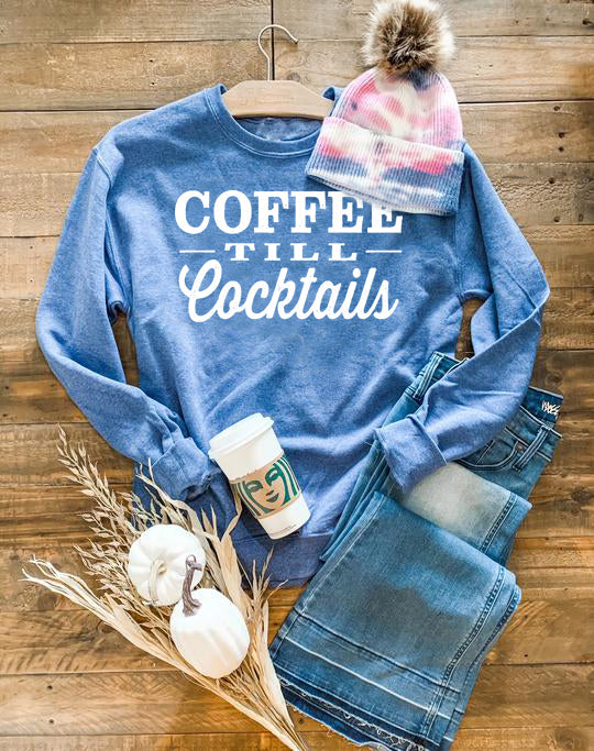 COFFEE TILL COCKTAILS TEE BLAKELEY BRAND