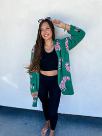 WILD ABOUT IT CHEETAH CARDIGAN