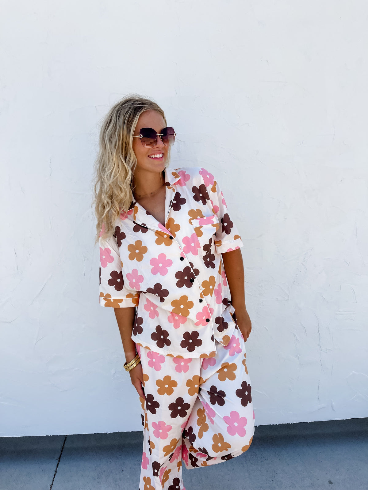 LUXE PRINT PAJAMA LOUNGE SET