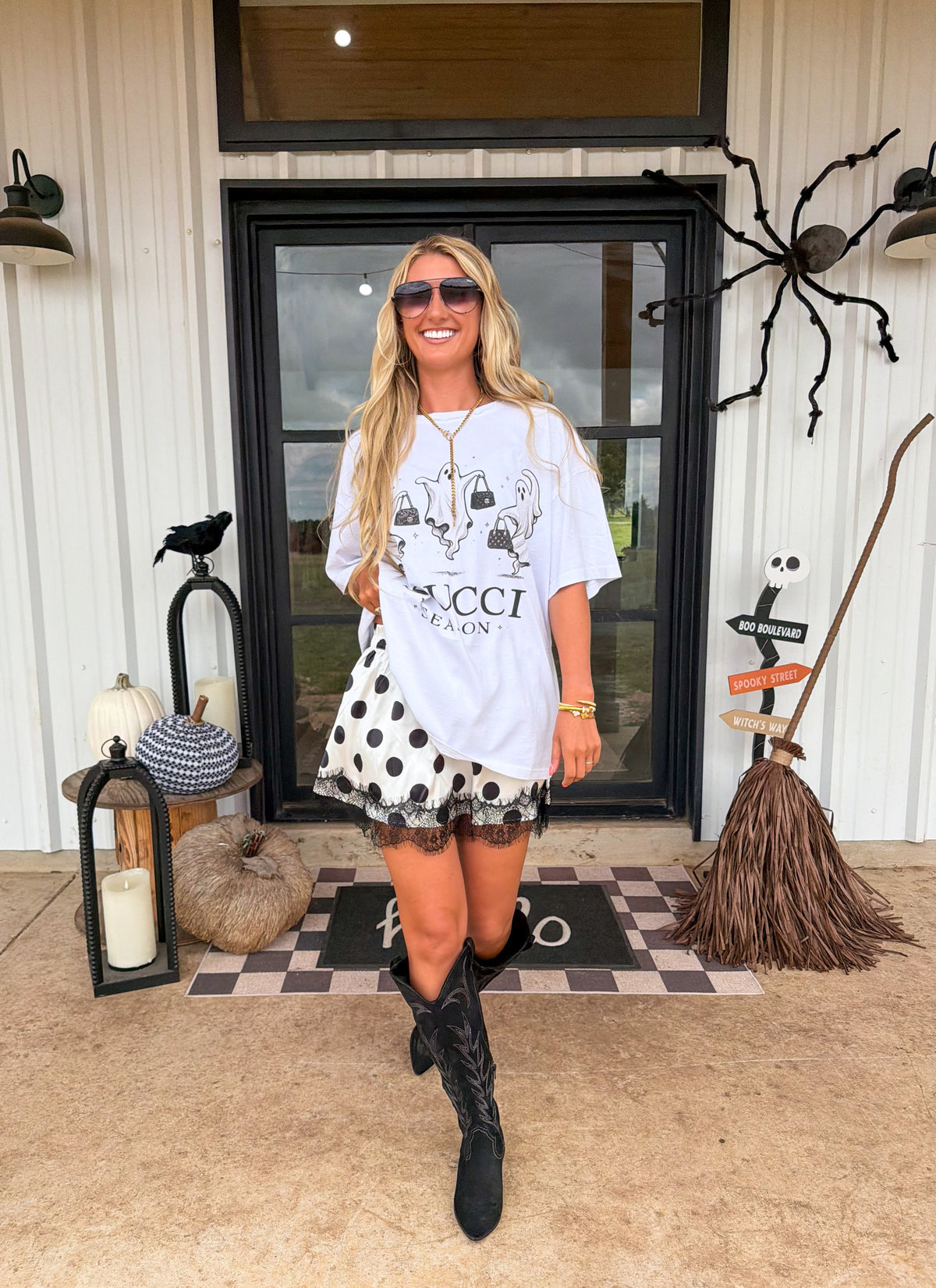 COSMIC CHARM LACE SKIRT