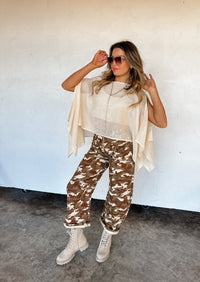 ROMEE MESH PONCHO