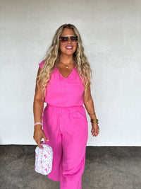 LAURA CROP PANT SET