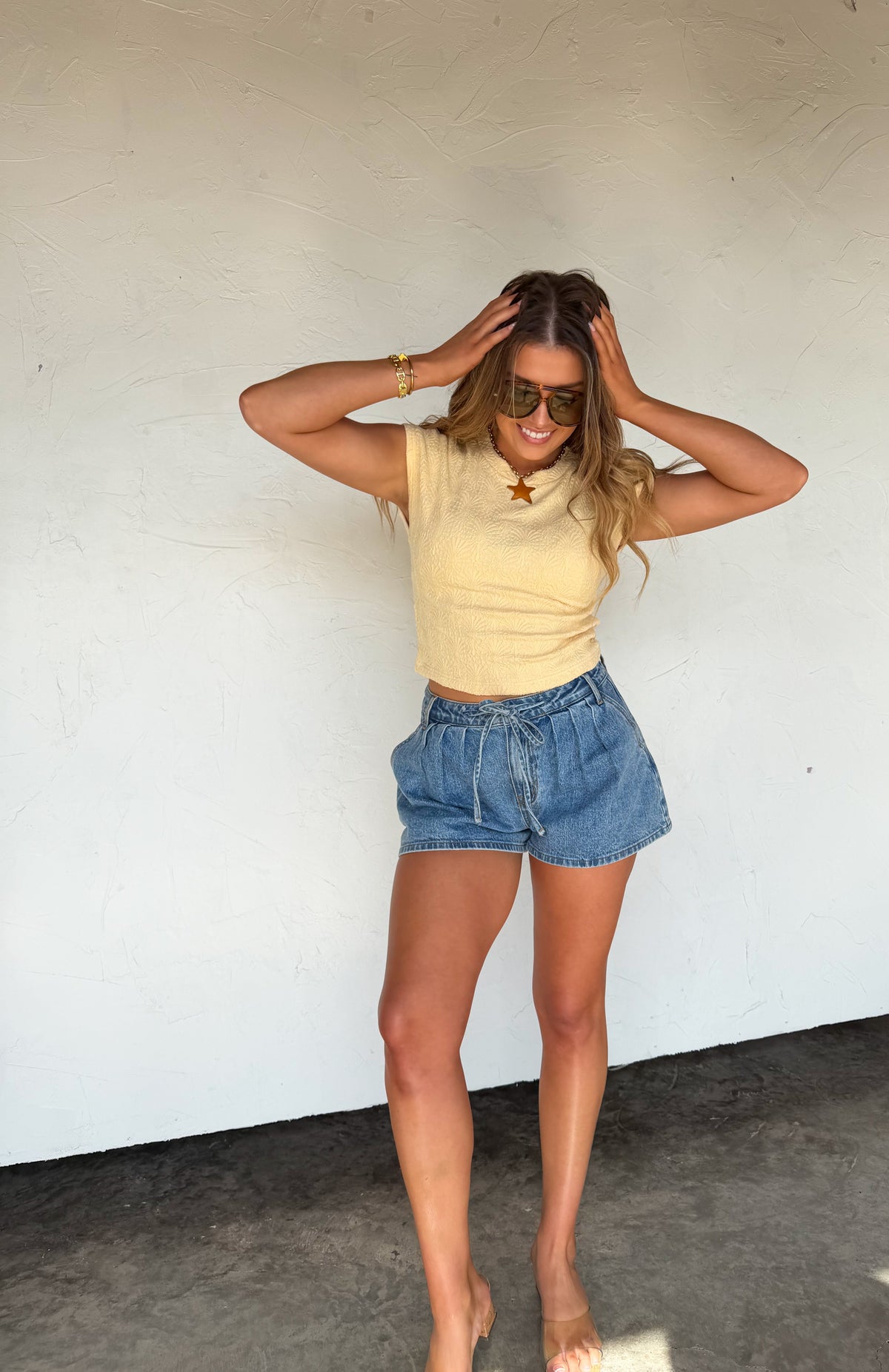 SPRING HARLEY CAP SLEEVE BASIC TOP