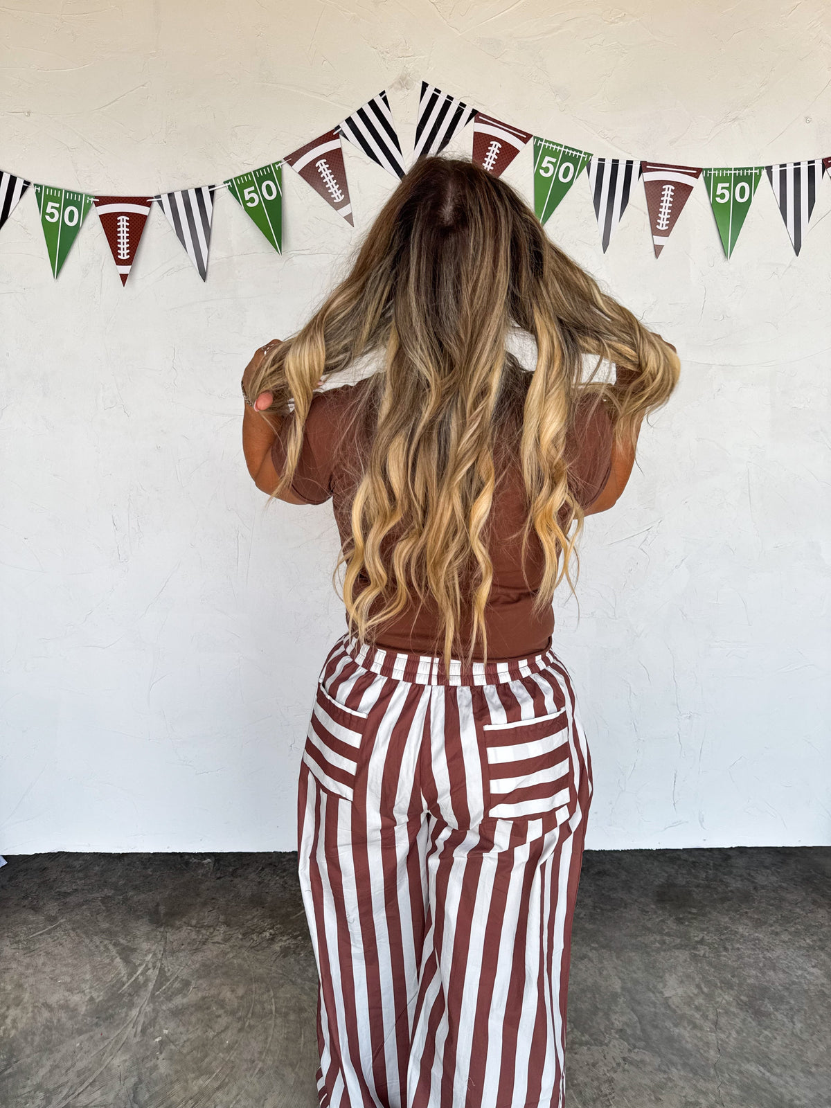 TAILGATE STRIPE BOXER PANTS