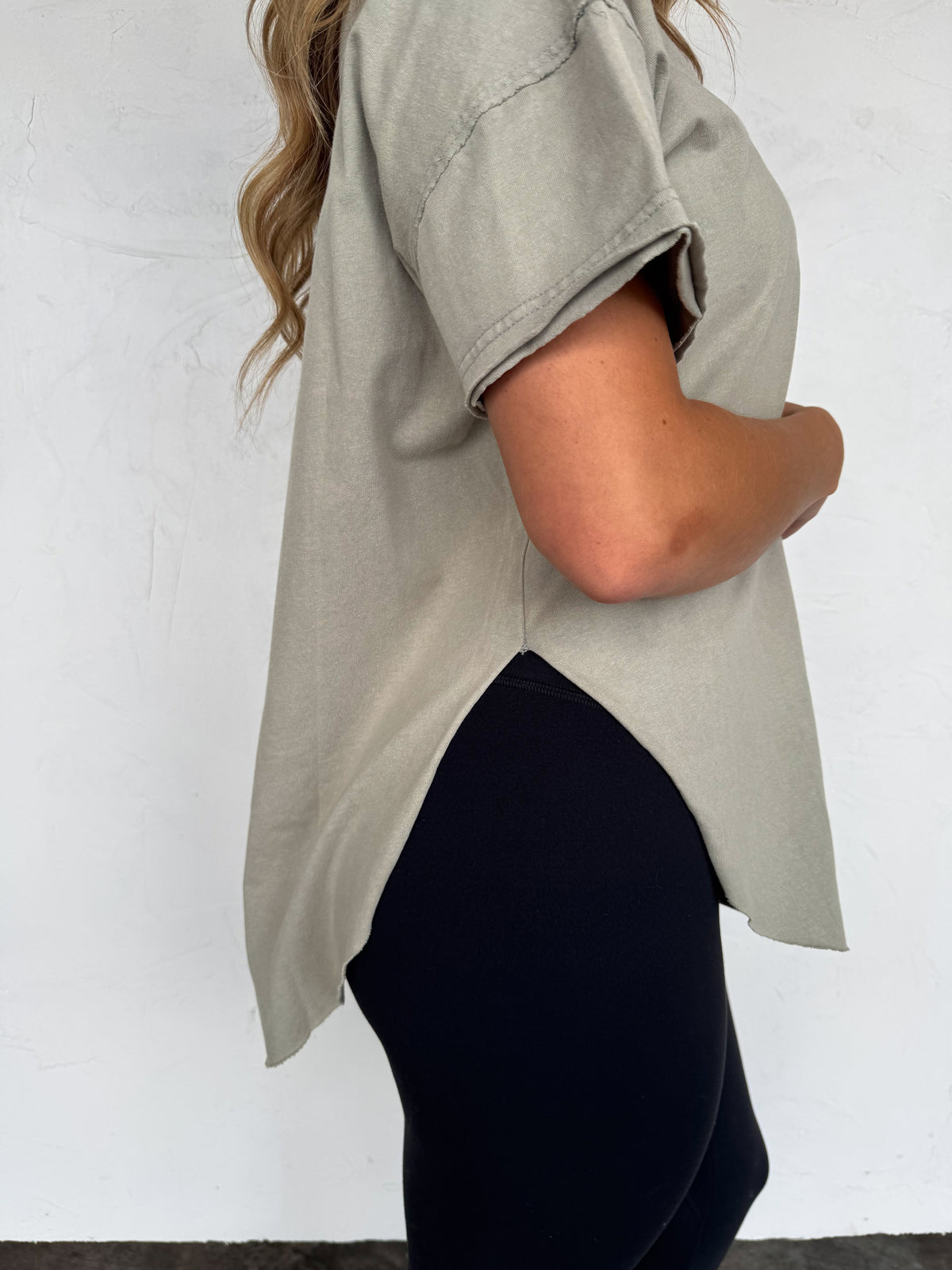 NEW COLORS- JOEY WASHED COTTON BOYFRIEND TEE