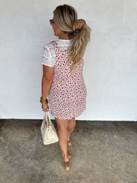 LILLY FLORAL SKIRT OVERALLS