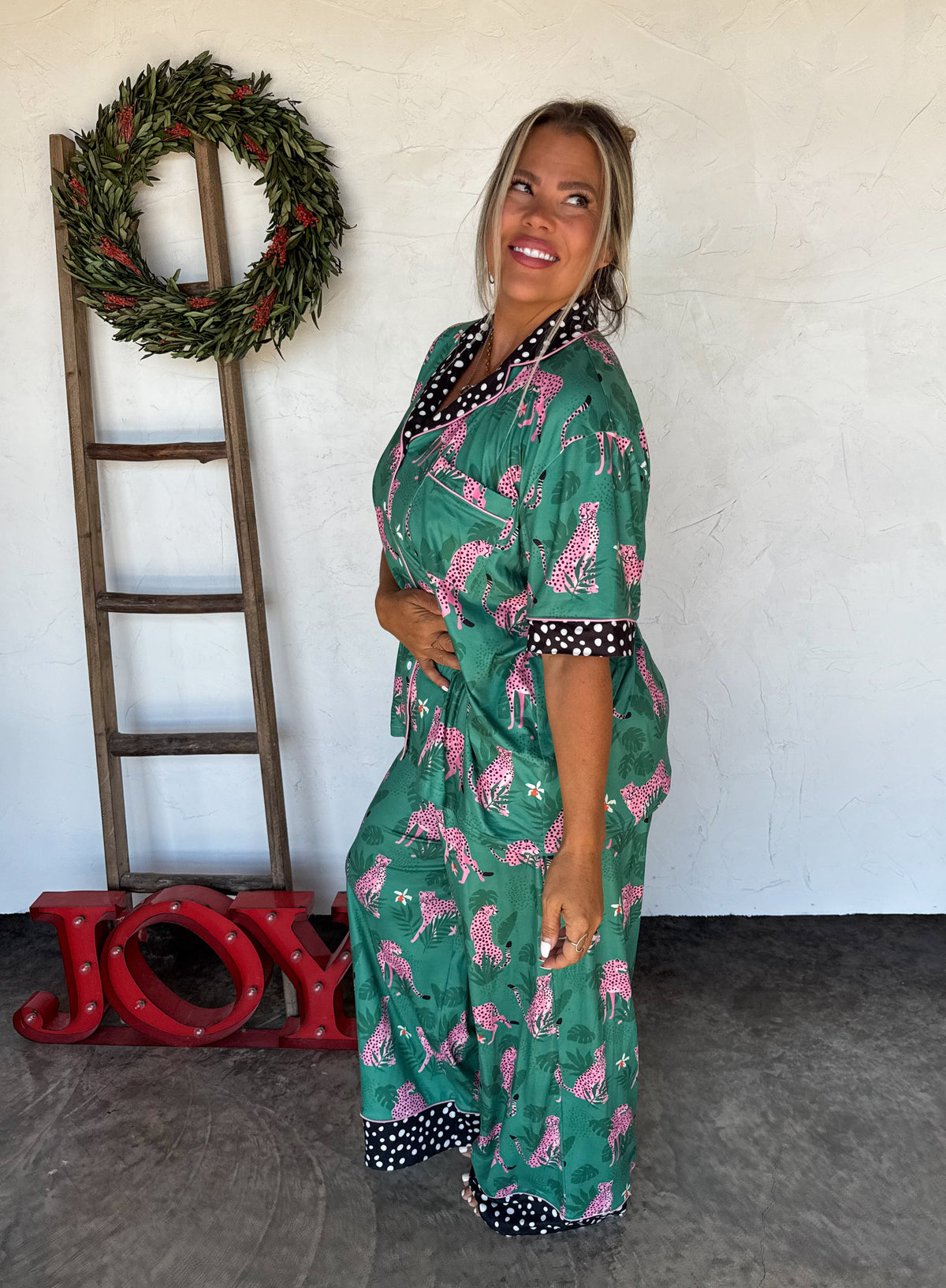 LEOPARD & CHEETAH STAR LUXE PJ SET