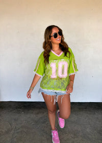 BLEACHER BABE LACE JERSEY