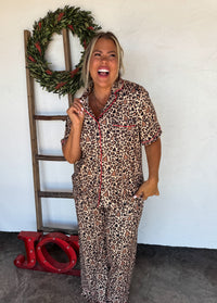 LEOPARD & CHEETAH STAR LUXE PJ SET