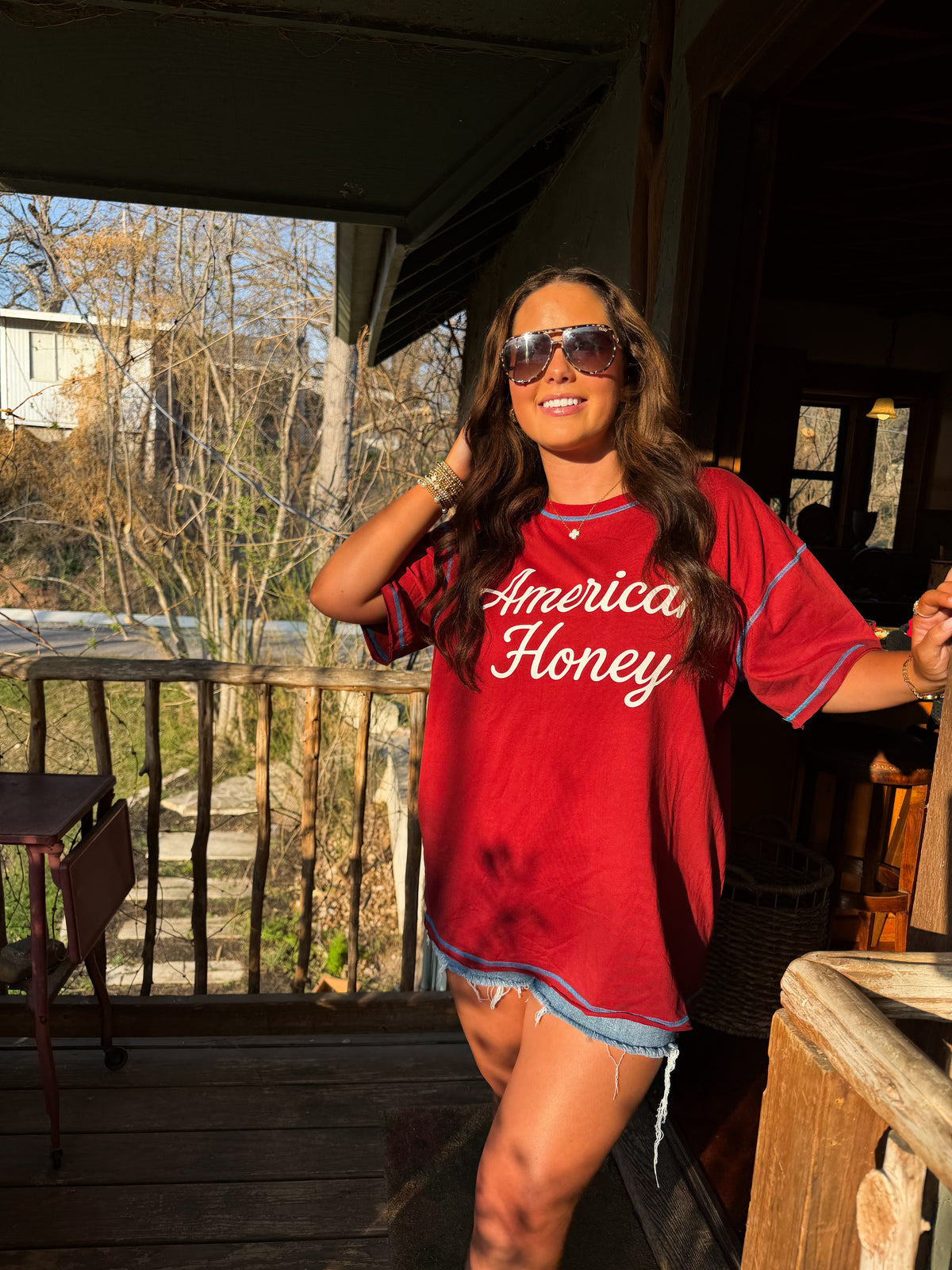 ALL AMERICAN OVERSIZED TEE