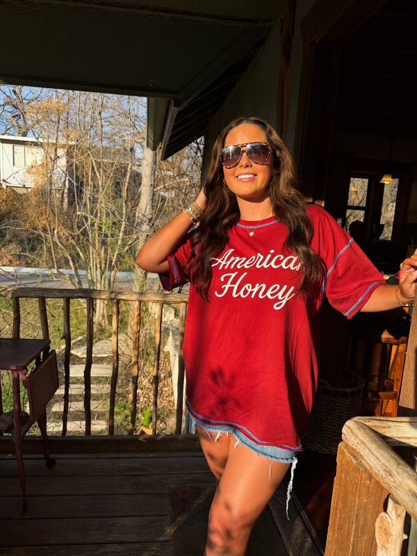 ALL AMERICAN OVERSIZED TEE