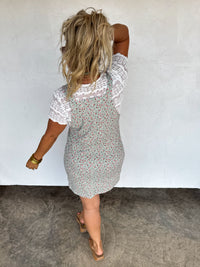 LILLY FLORAL SKIRT OVERALLS
