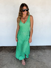 SPRING LUCIANA STRIPE DRESS