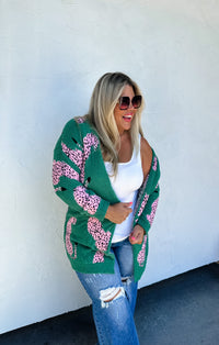 WILD ABOUT IT CHEETAH CARDIGAN