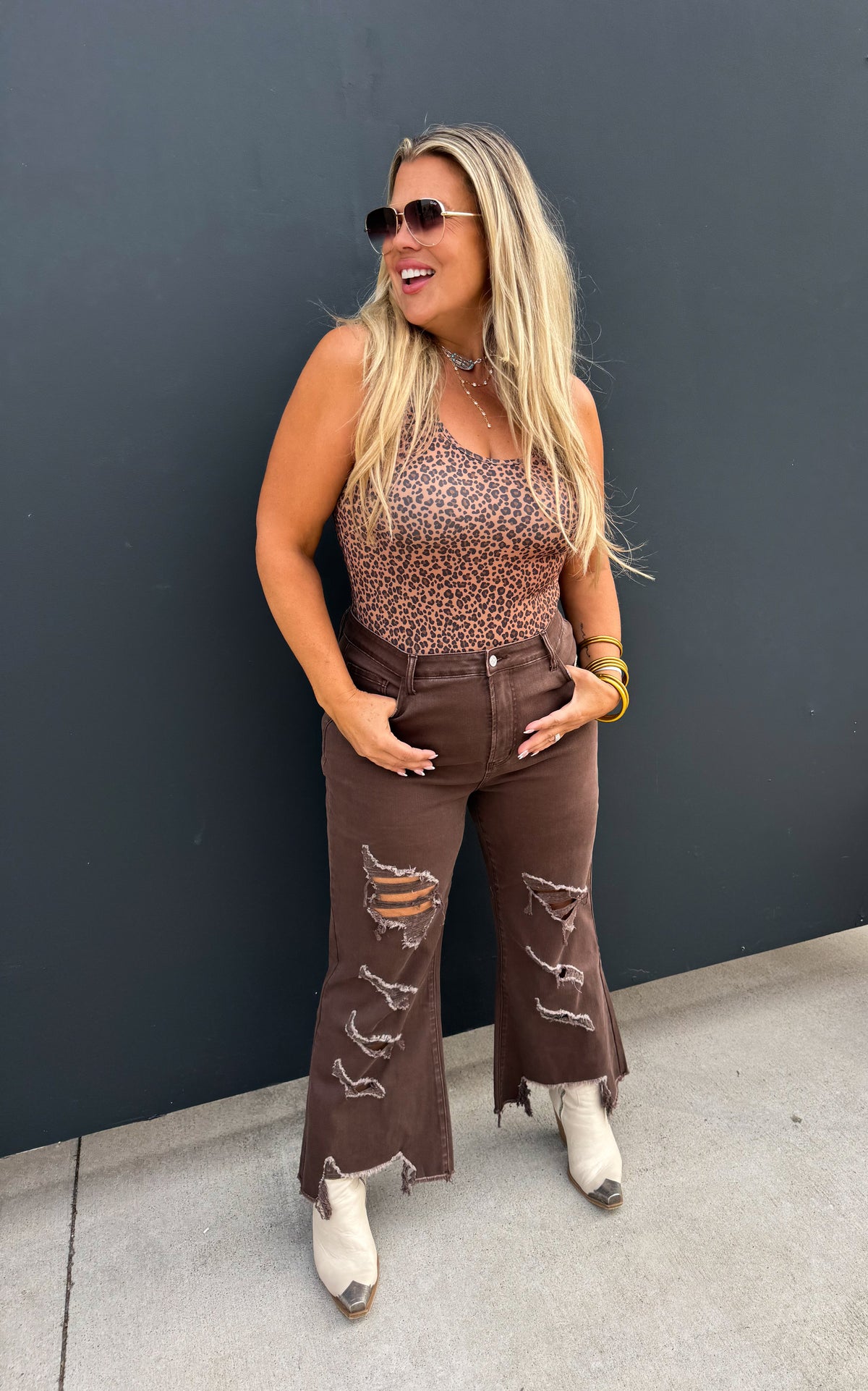 SPOTTED CHARM BODYSUIT