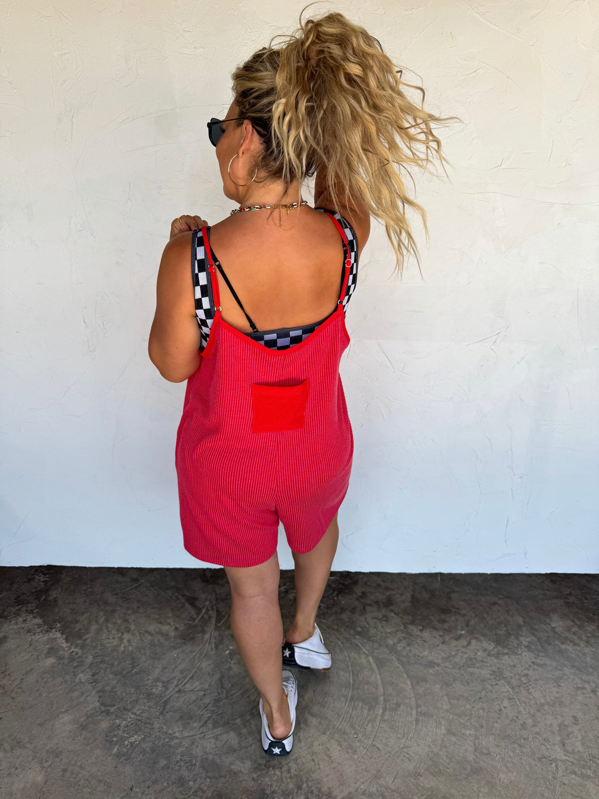 KINSEY RIBBED ROMPER