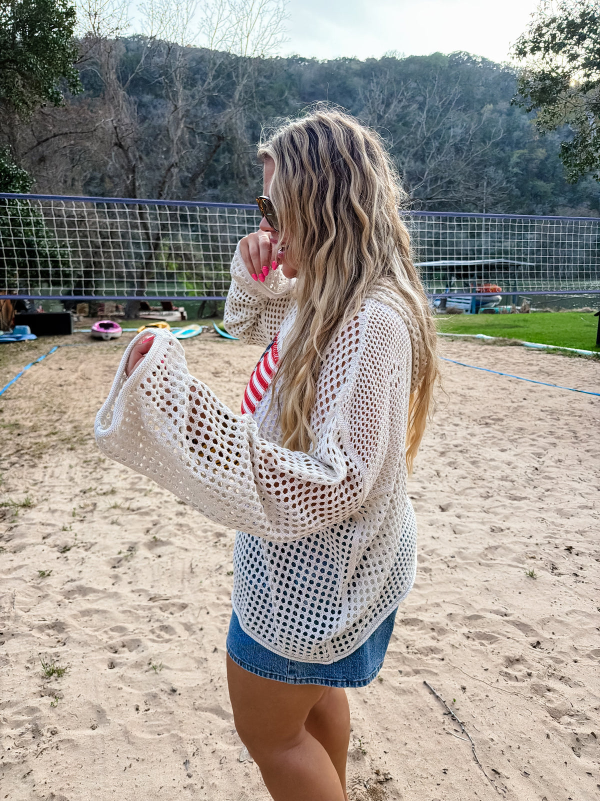FREEDOM FLAG PATCH PULLOVER