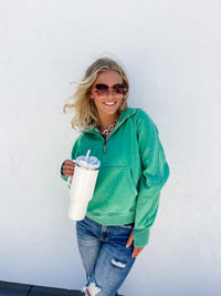 EASY DOES IT ZIP UP PULLOVER