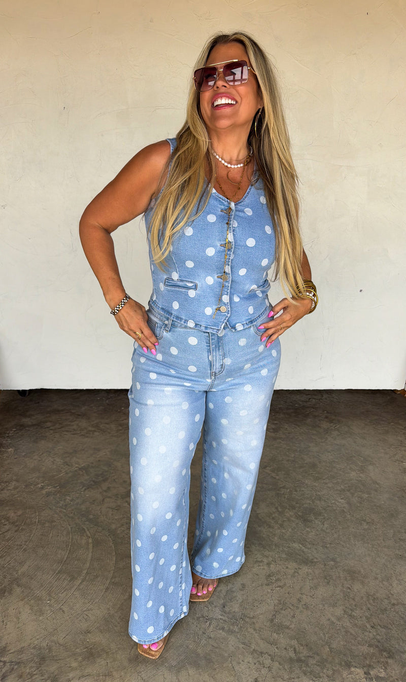 PREORDER- SPRINKLE ME DENIM VEST
