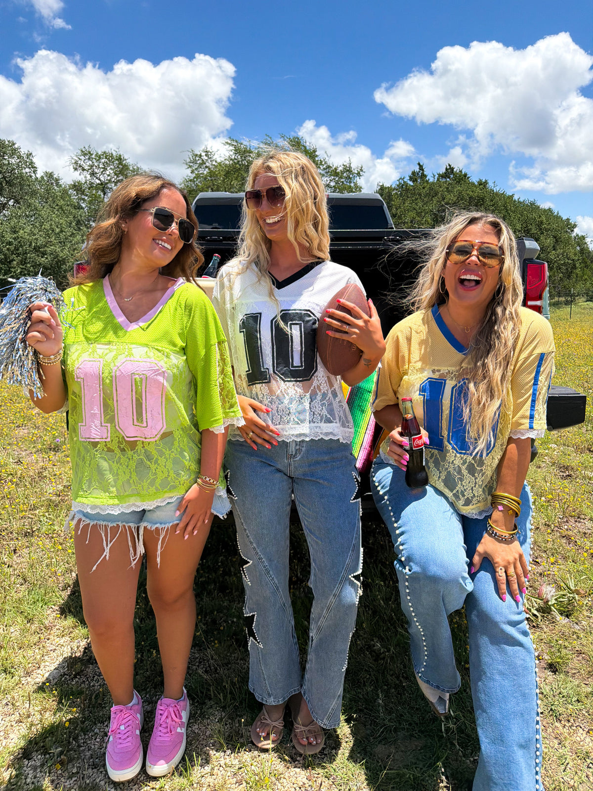 BLEACHER BABE LACE JERSEY