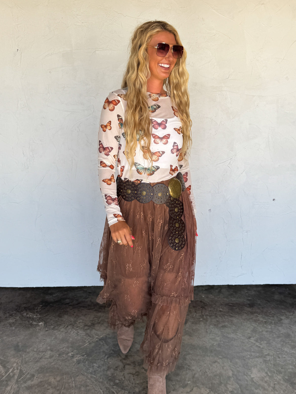 AUTUMN BLOOMING MAXI SKIRT