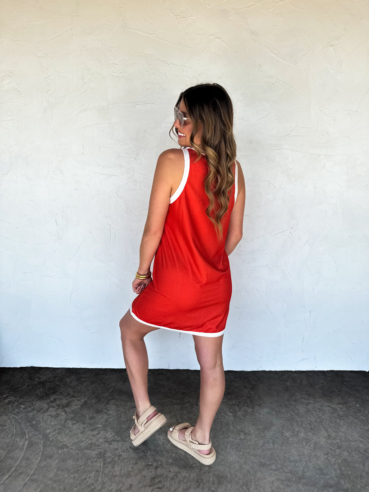 TROPIC LIKE IT’S HOT TERRY DRESS