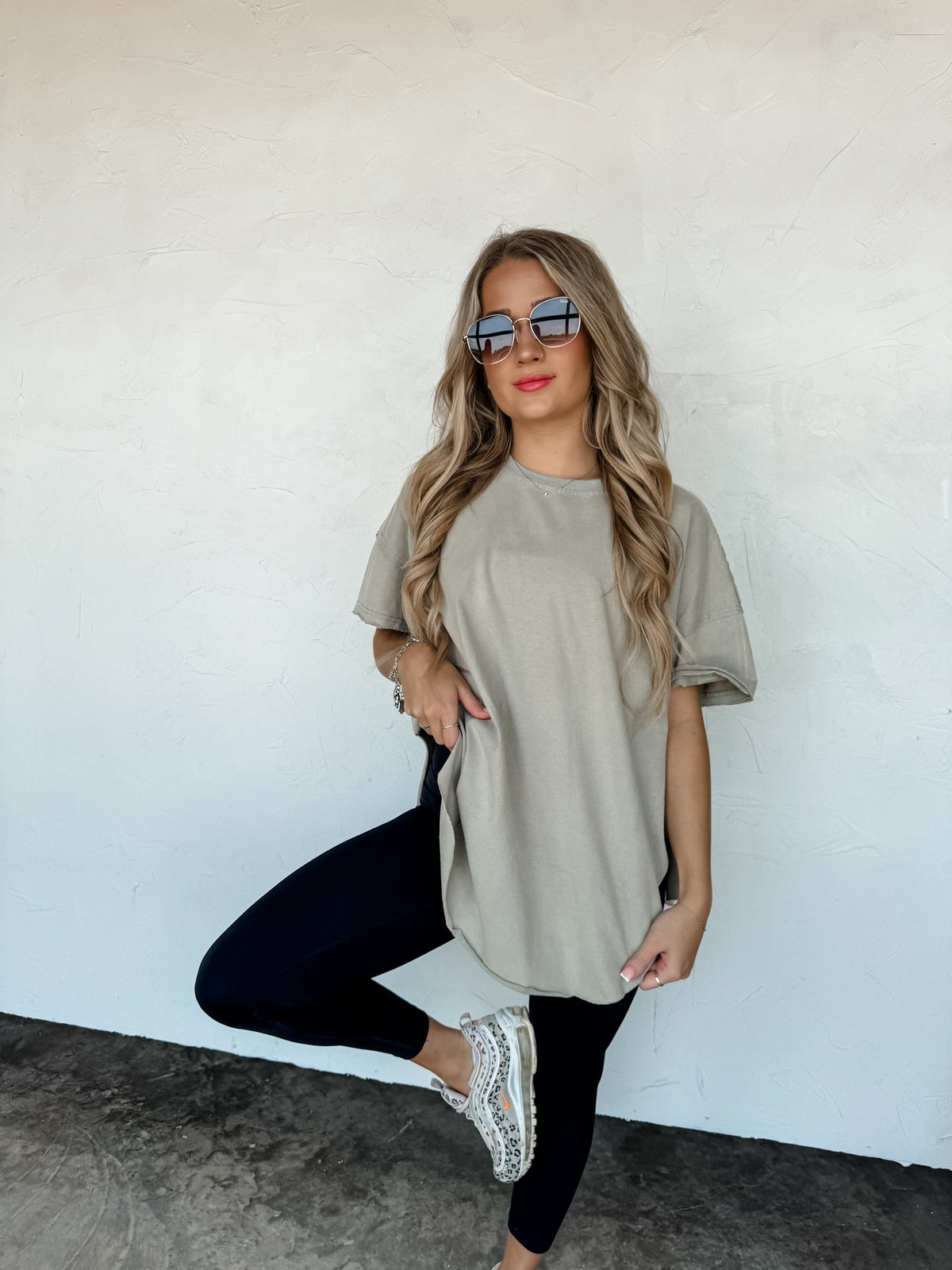 NEW COLORS- JOEY WASHED COTTON BOYFRIEND TEE