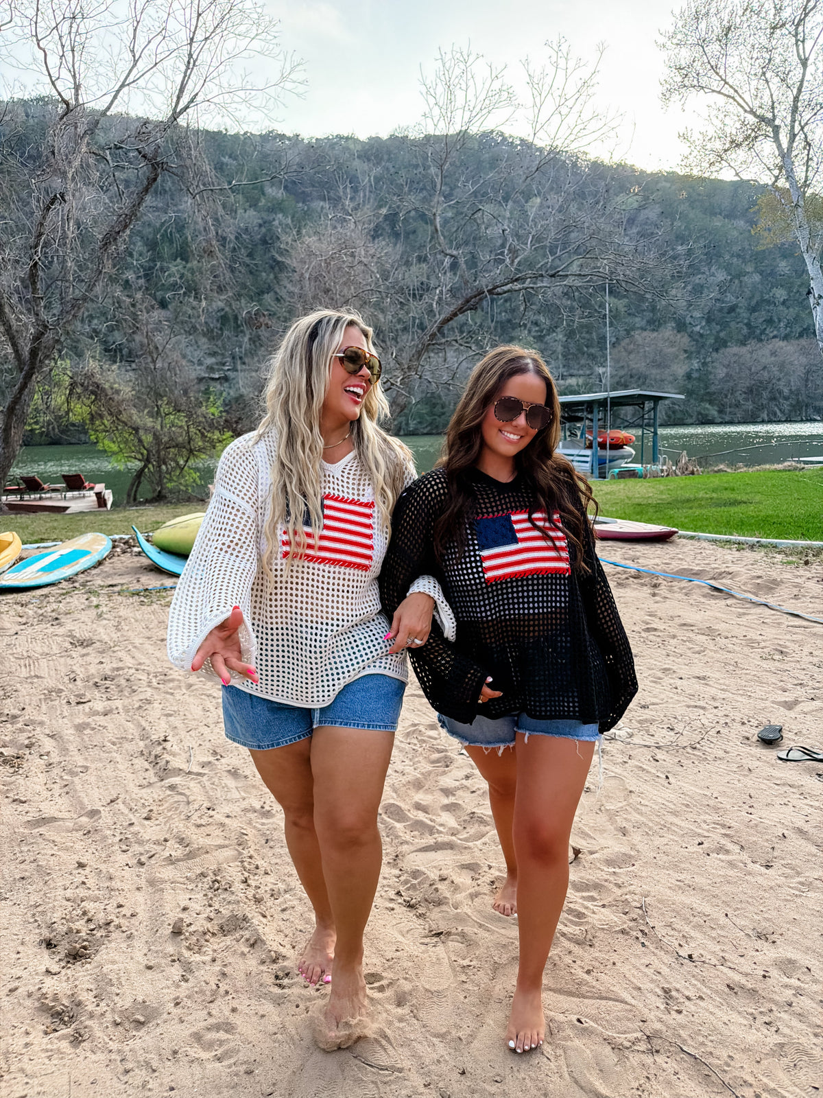 FREEDOM FLAG PATCH PULLOVER