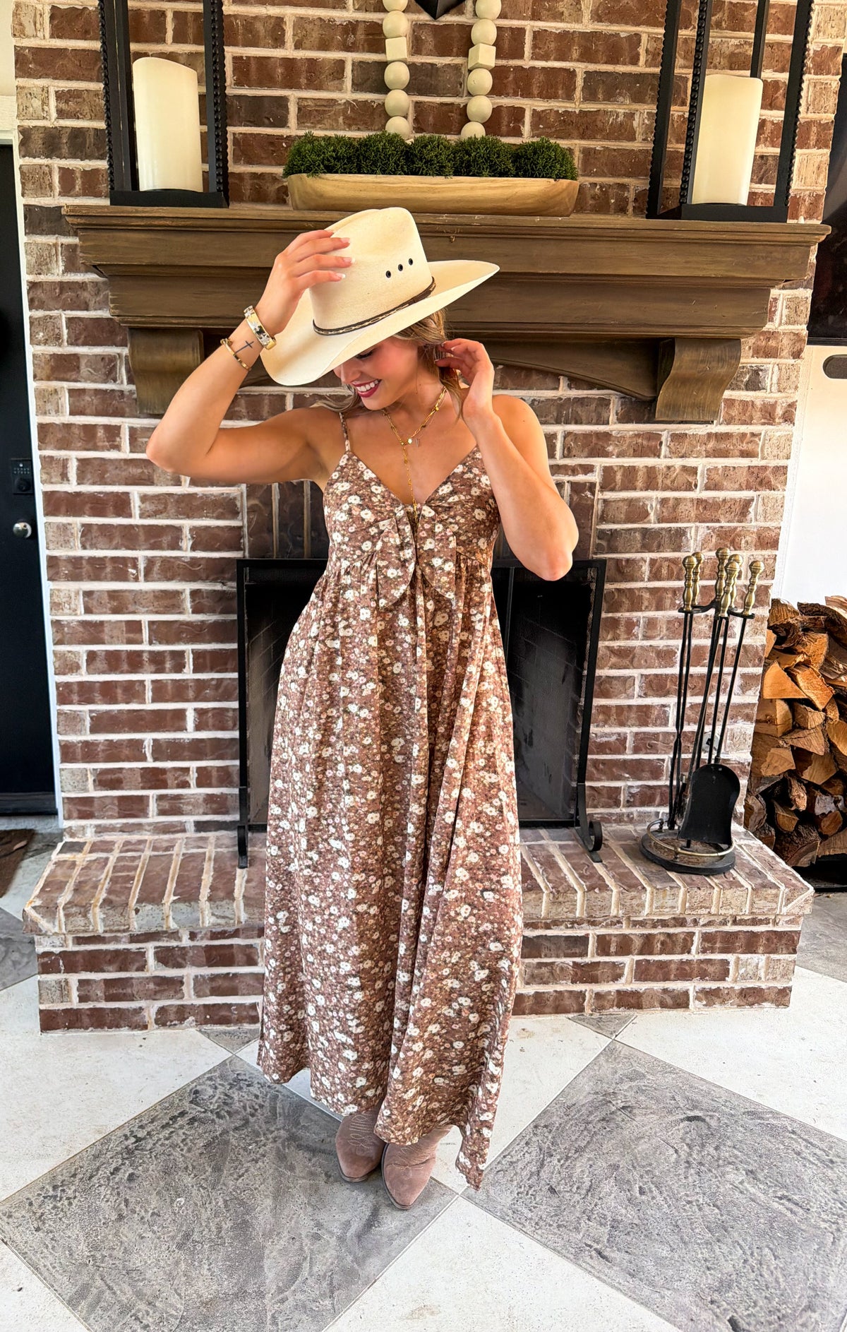 WESTERN CHARM MAXI DRESS