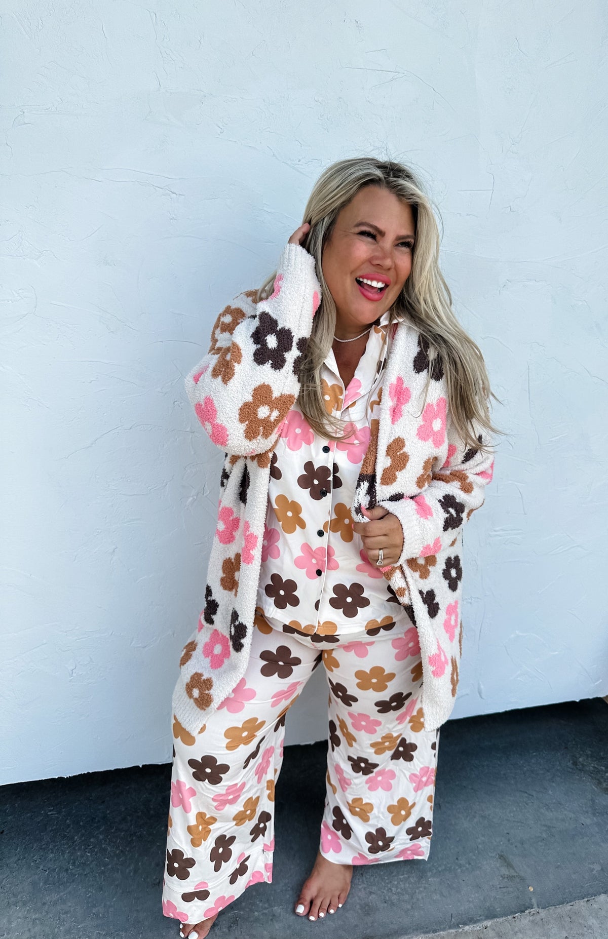 LUXE PRINT PAJAMA LOUNGE SET