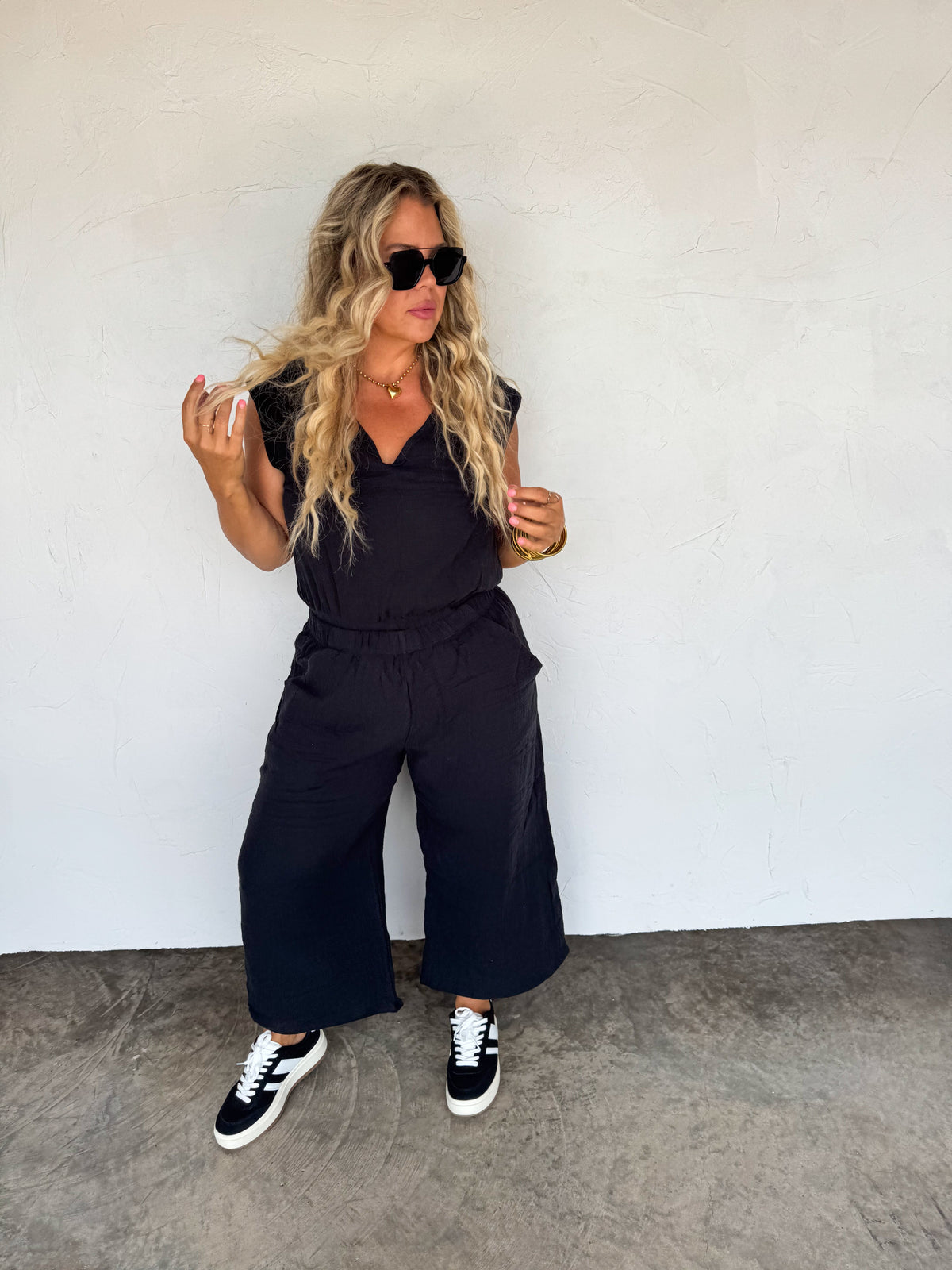 LAURA CROP PANT SET