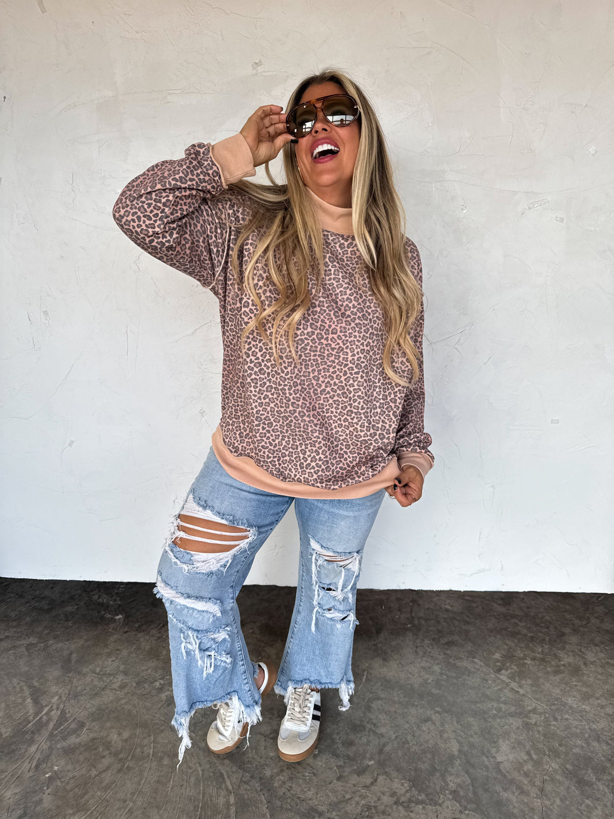 MILLER MOCK NECK SWEATSHIRT