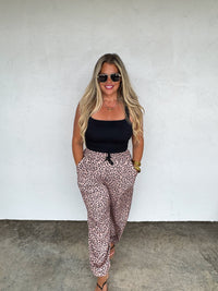 COCO CHEETAH JOGGER PANTS