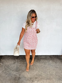LILLY FLORAL SKIRT OVERALLS