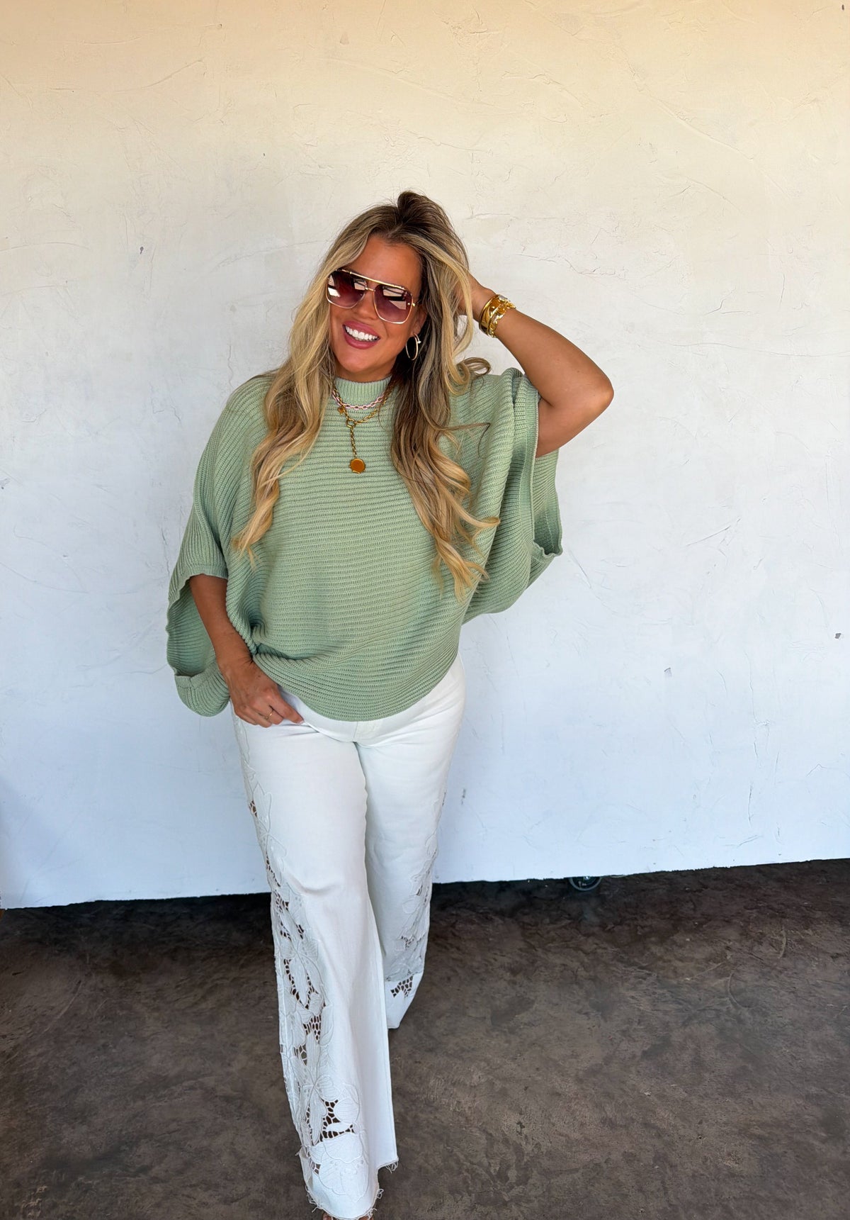 SPRING MEG PULLOVER PONCHO