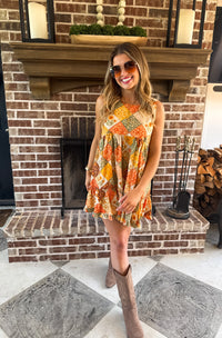 HARVEST & GINGHAM DRESS