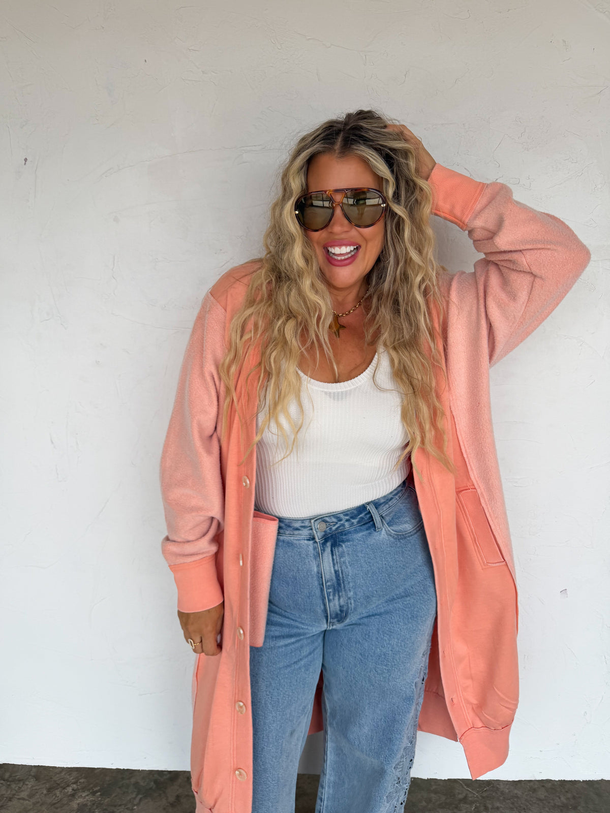 SPRING DESI SWEATSHIRT CARDIGAN