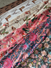 BOOTS & BLOOMS COLLECTION MESH TOPS