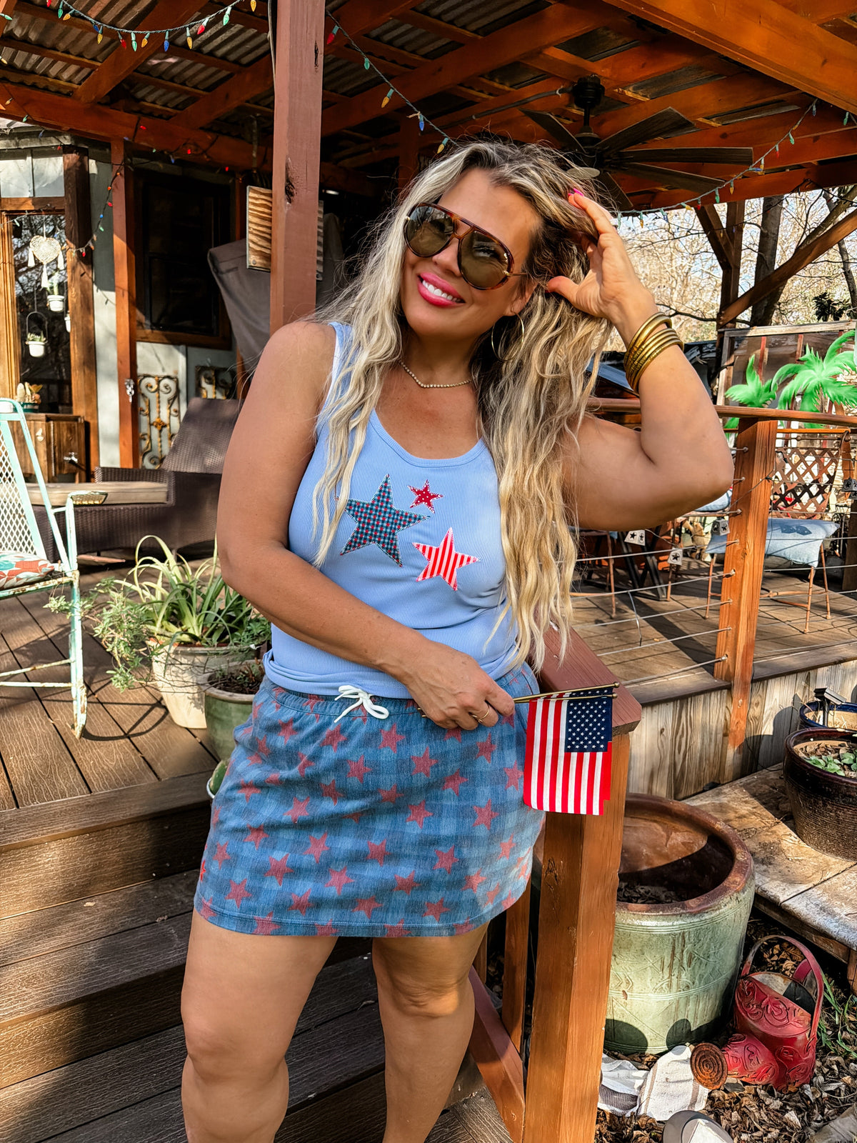 INDIE STAR PATCH TANK