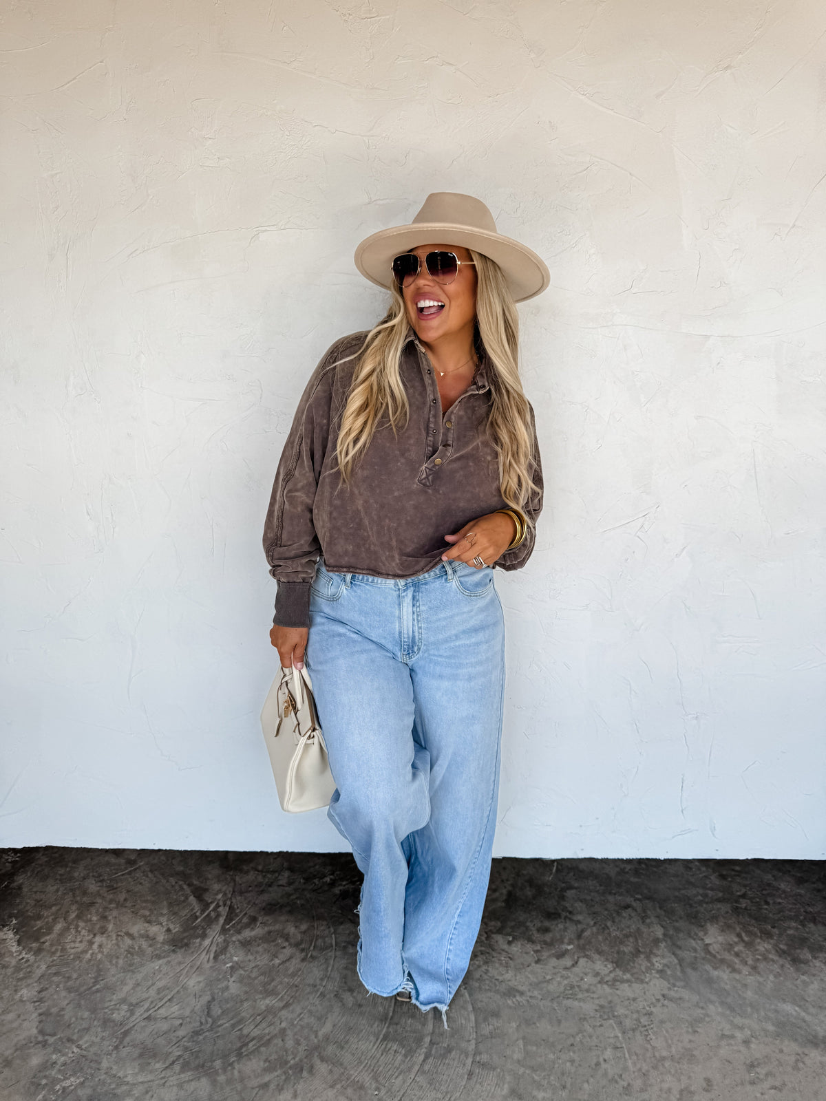 QUINCY WIDE LEG JEANS