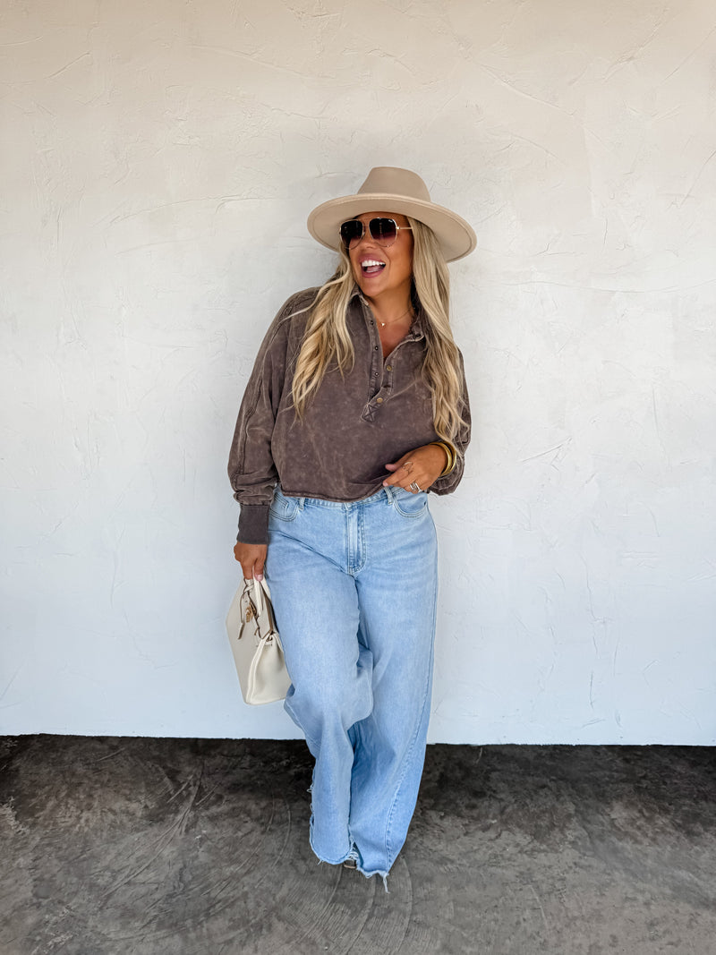 QUINCY WIDE LEG JEANS