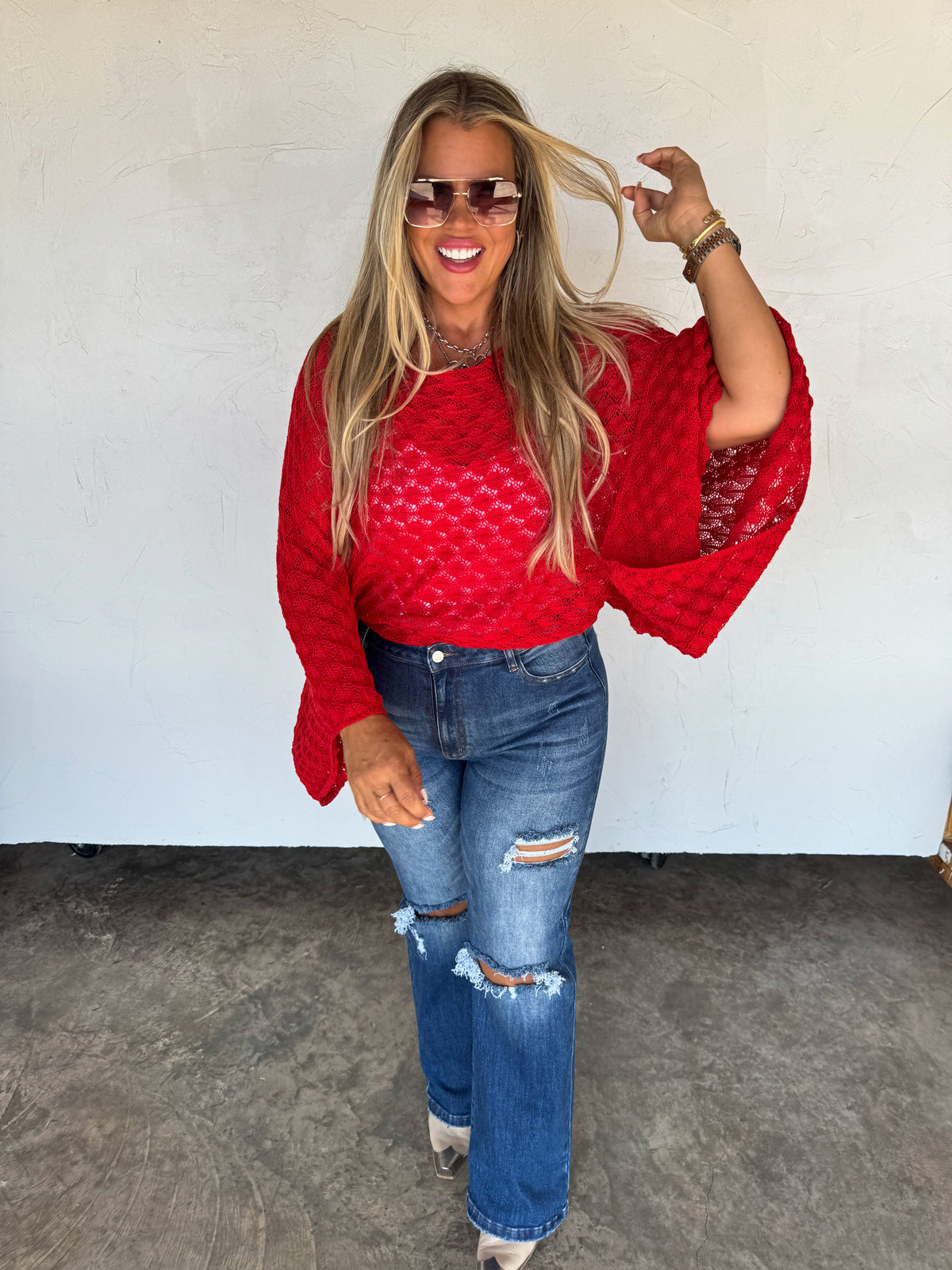 WINTER FREE SPIRIT BELL SLEEVE TOP