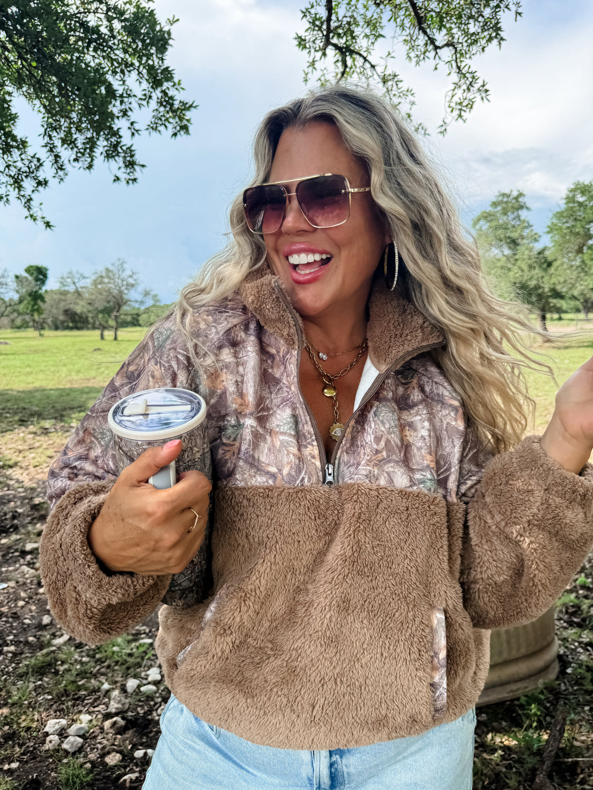 CAMO STAINLESS STEEL TUMBLER