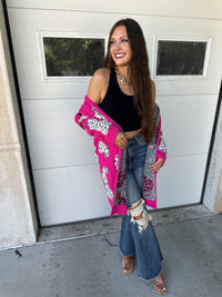 WILD ABOUT IT CHEETAH CARDIGAN