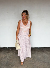 SPRING LUCIANA STRIPE DRESS
