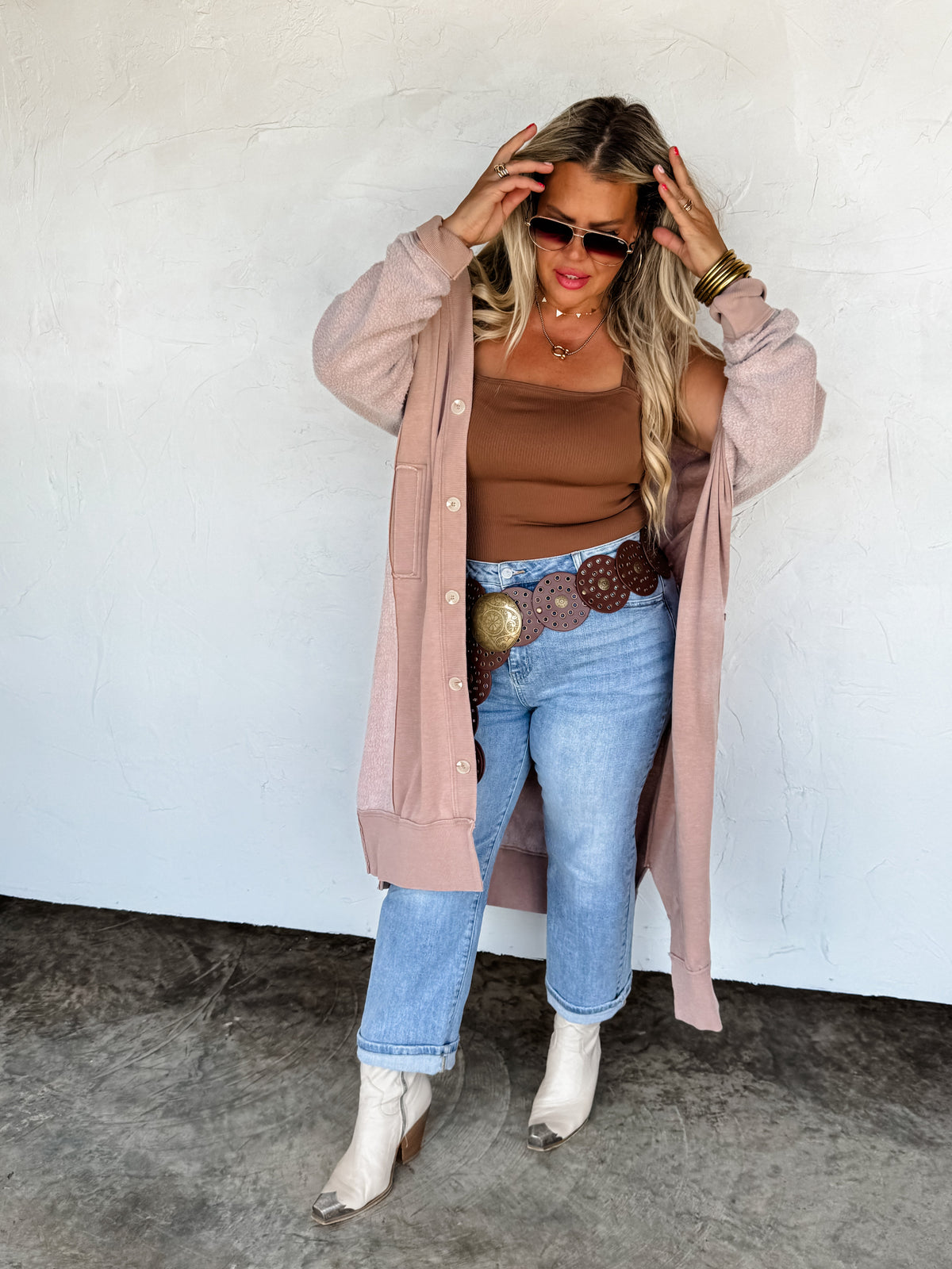 DESI SWEATSHIRT CARDIGAN