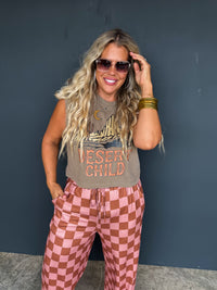 CHECKER POP PANTS