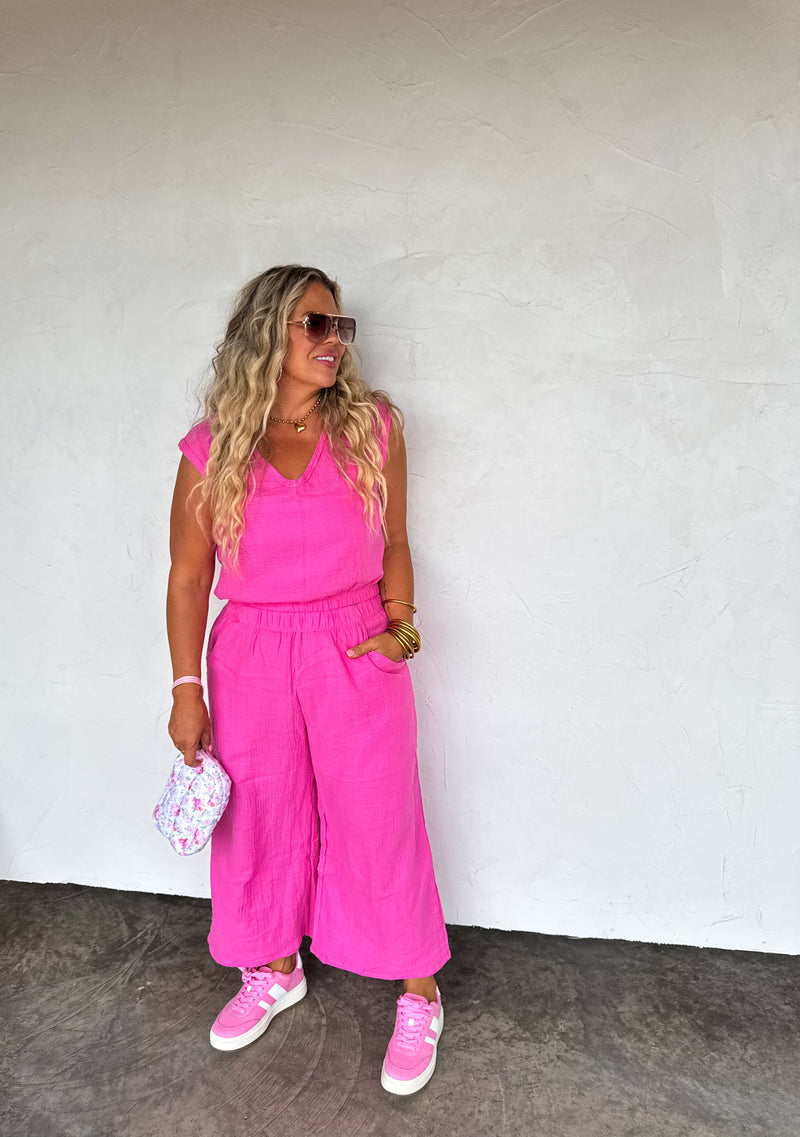 LAURA CROP PANT SET