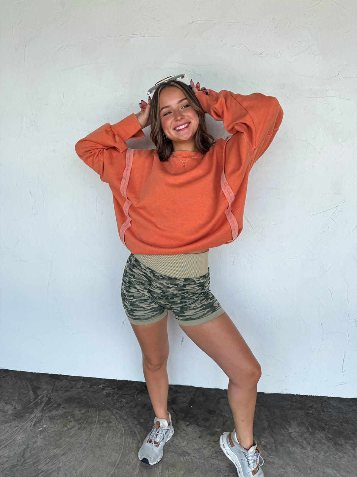 CAMO BRA & BIKER SHORT SET