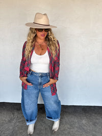 PLAID LOLA CARDIGANS